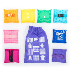 Dressing Skills Bean Bags, Early Education & Smart Toys Learning SPACE