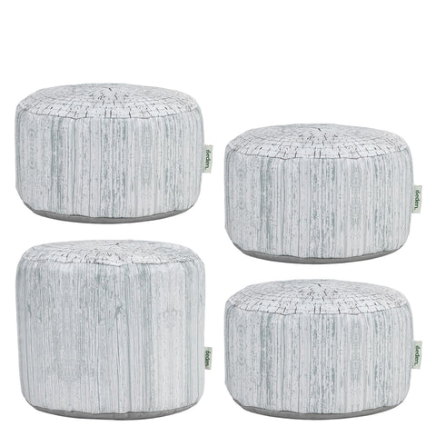 Driftwood Printed Stool Bean Bag Sets, Teacher Set (1 Large 3 Small) Learning SPACE