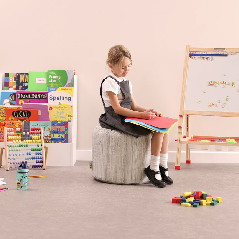 Driftwood Printed Stool Bean Bag Sets, Learning SPACE
