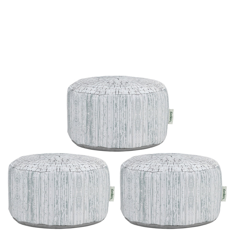 Driftwood Printed Stool Bean Bag Sets, Small set of 3 Learning SPACE