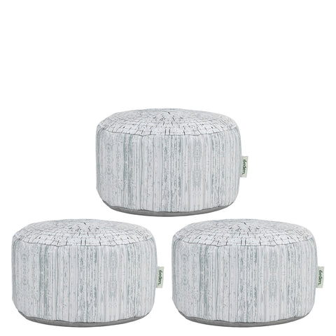 Driftwood Printed Stool Bean Bag Sets, Small set of 3 Learning SPACE