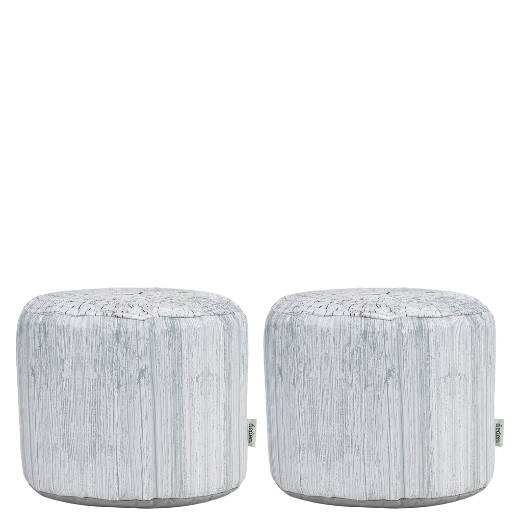 Driftwood Printed Stool Bean Bag Sets, Large set of 2 Learning SPACE