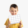 Dry Erase Pupils Grid Boards A5 Pack of 30, Learning SPACE