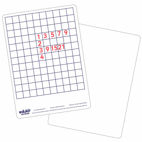 Dry Erase Pupils Grid Boards (Pack Of 30)-Classroom Packs, EDUK8, Maths, Primary Maths-DWA4A/30-Learning SPACE