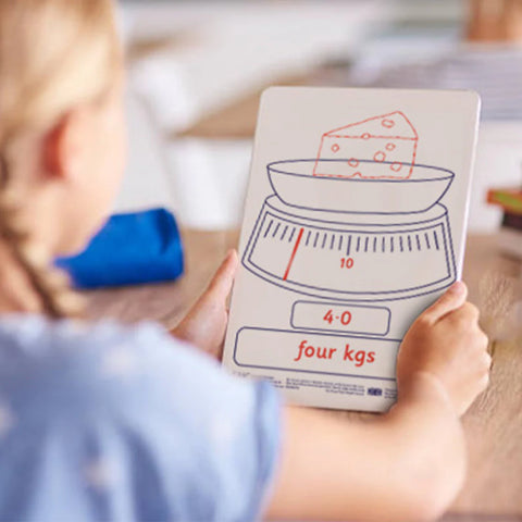 Dry Erase Pupils Weight Boards A5 Pack of 30-Classroom Resources,Educational Classroom Materials,EDUK8,Shape & Space & Measure-Learning SPACE