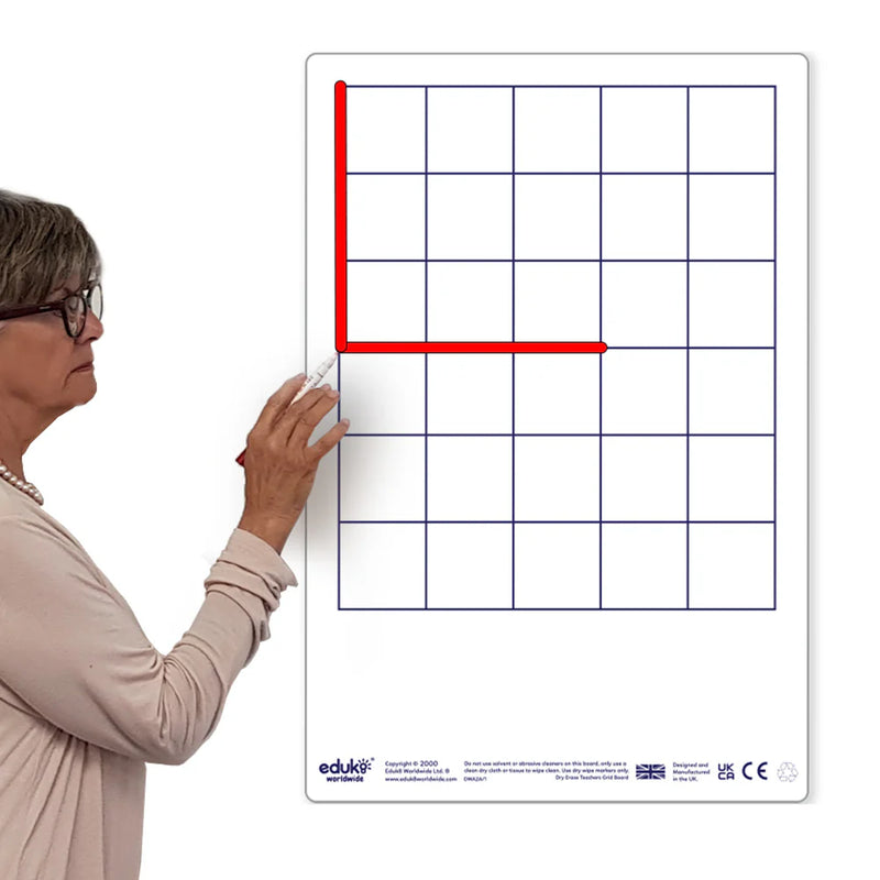 Dry Erase Teachers Grid Board, Learning SPACE