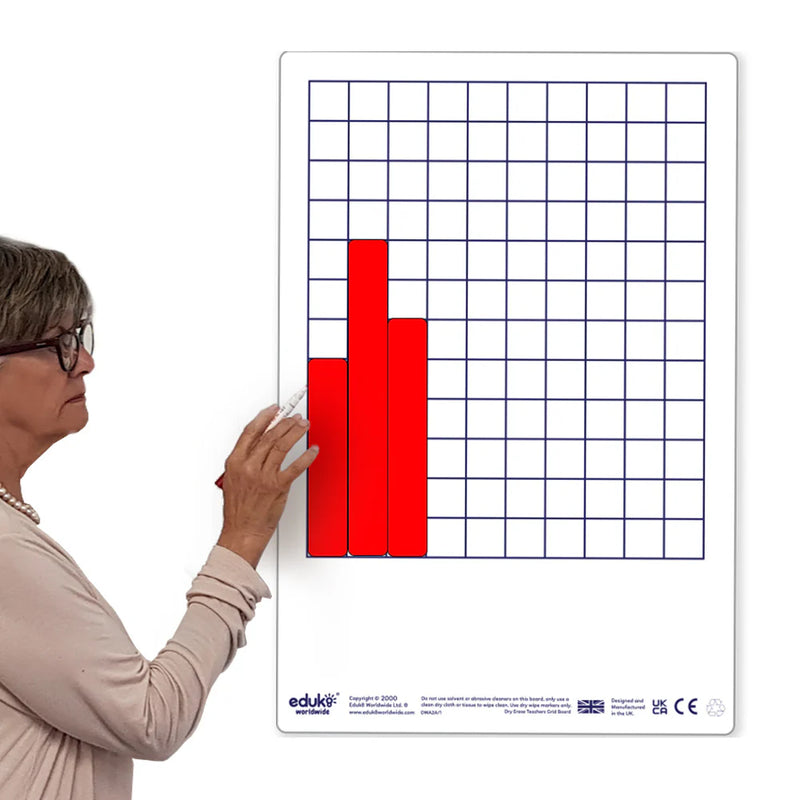 Dry Erase Teachers Grid Board, Learning SPACE