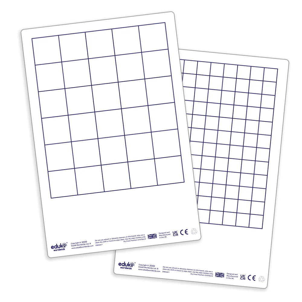 Dry Erase Teachers Grid Board-Classroom Packs,Classroom Resources,Early Years Maths,EDUK8,Learning Resources,Maths,Primary Maths-Learning SPACE