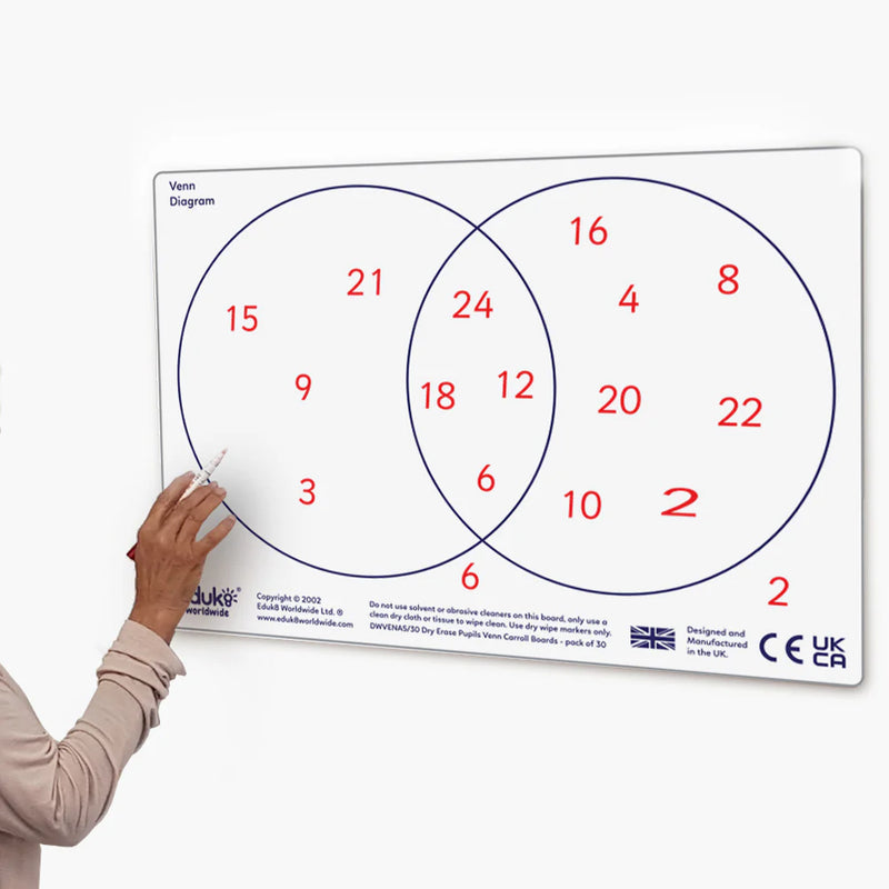 Dry Erase Ters Carroll & Venn boards, Learning SPACE