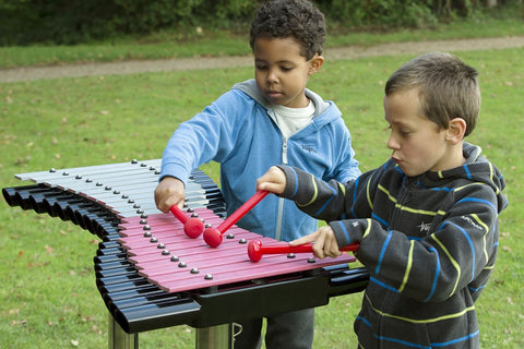 Duo Xylophone - Sensory Garden Musical Instrument-Cerebral Palsy, Matrix Group, Music, Outdoor Musical Instruments, Playground Equipment, Primary Music-Learning SPACE