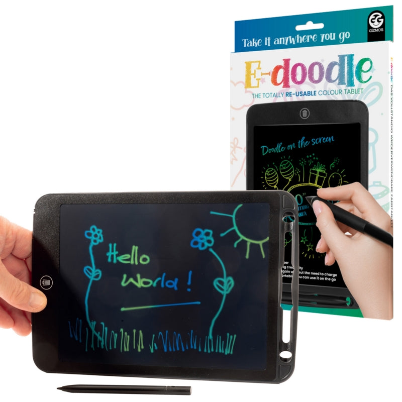 E-doodle 10.5" LCD Writing Tablet, Learning SPACE