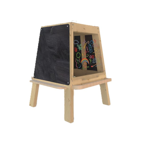 Group Art Easel - Outdoor 4‑Sided Creative Station, Learning SPACE