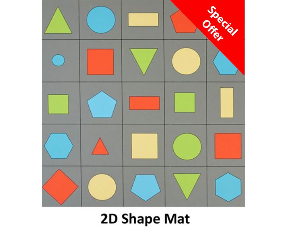 Coding Robot: Floor Mats 2D Shapes-Classroom Resources,Coding,EA Tender,Mats & Rugs,Playmat,Rugs,Technology & Design-Learning SPACE