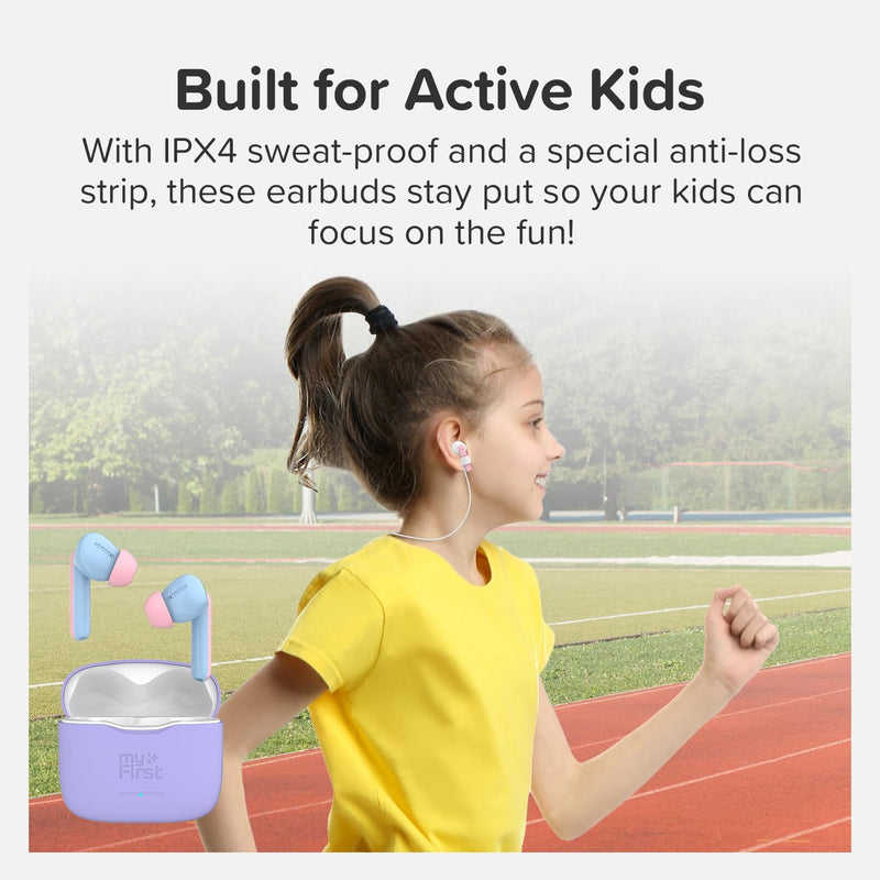 EarBuds for Kids with Safe Volume Limit | myFirst CareBuds, Learning SPACE