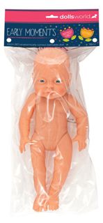 Early Moments Newborn Doll – Realistic 41cm Baby for Role Play, White Girl Learning SPACE