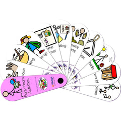 Early Years Activities Fan-communication, Communication Games & Aids, Deaf & Hard of Hearing, Fans & Visual Prompts, Helps With, Life Skills, Neuro Diversity, Nurture Room, Planning And Daily Structure, Play Doctors, Primary Literacy, PSHE, Schedules & Routines, Social Stories & Games & Social Skills, Stock-TP1366M-Learning SPACE