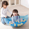 Early Years Rocking Bowl - Transparent-Balancing Equipment,Gifts For 3-5 Years Old,Gifts for 5-7 Years Old,Gross Motor and Balance Skills,Movement Breaks,Proprioceptive,Rocking,Strength & Co-Ordination-Learning SPACE