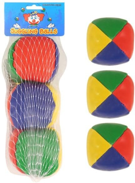 Easy-Grip Synthetic Leather Juggling Balls (Set of 3), Balls Learning SPACE