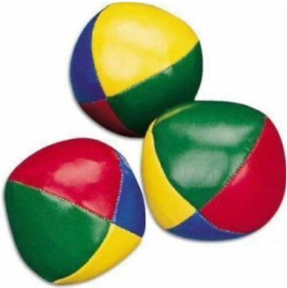 Easy-Grip Synthetic Leather Juggling Balls (Set of 3), Balls Learning SPACE
