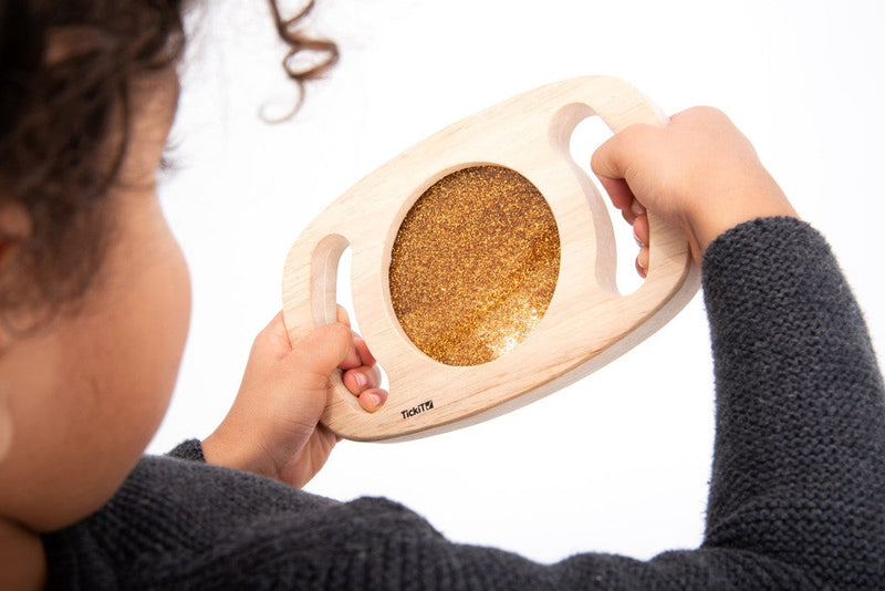 Easy Hold Glitter Panel - Gold, Learning SPACE