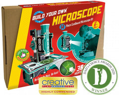 Eco-Friendly Build Your Own Paper Microscope Kit-Additional Need, Arts & Crafts, Cause & Effect Toys, Craft Activities & Kits, Eco Friendly, Engineering & Construction, Fine Motor Skills, Games & Toys, Gifts for 8+, Helps With, Learning Activity Kits, Paper Engine, S.T.E.M, Table Top & Family Games, Technology & Design, Teen Games, World & Nature-Learning SPACE