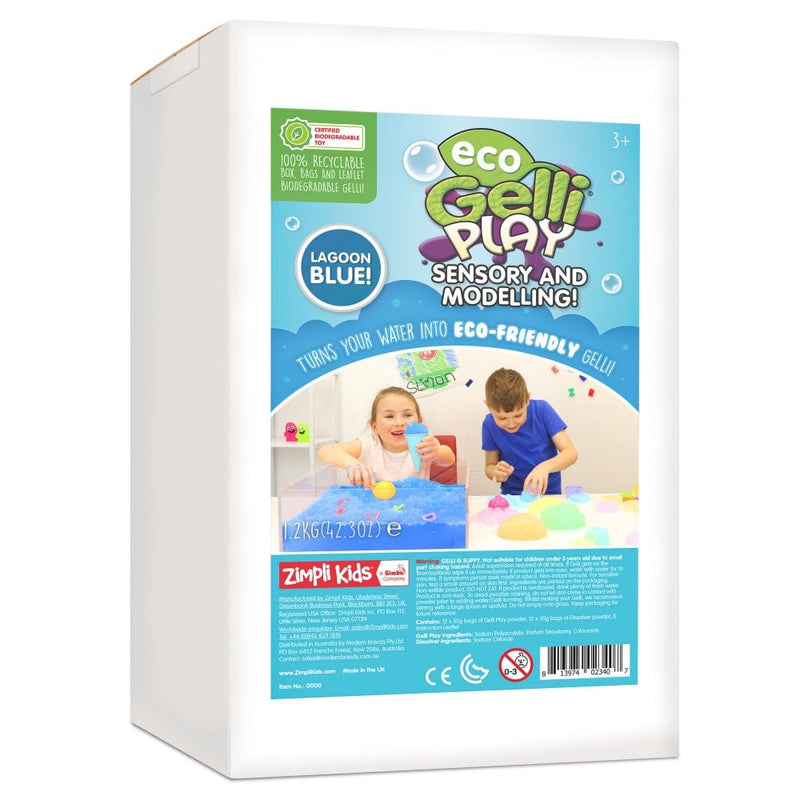Eco Gelli Play Education Pack 1.2KG, Blue Learning SPACE