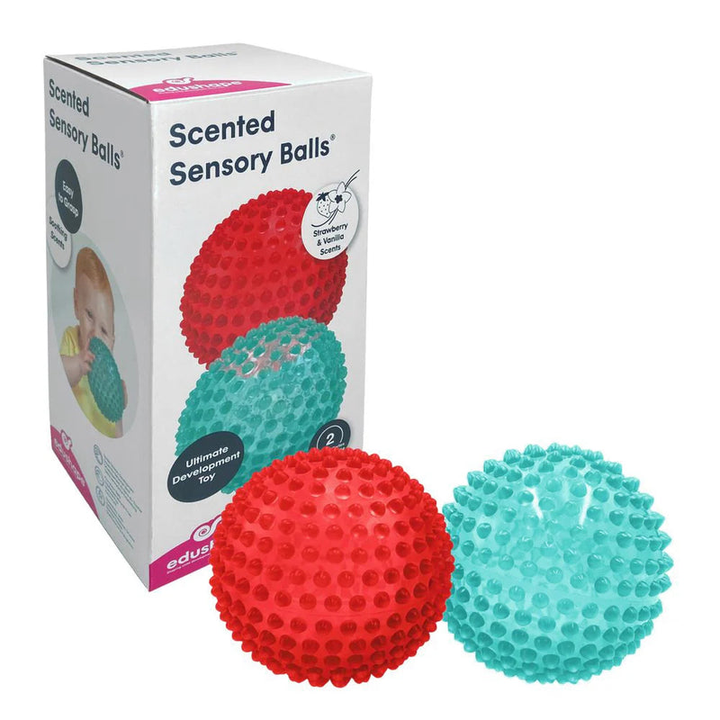 Edushape Scented Sensory Ball (Various colours). Strawberry & Vanilla Scents., Learning SPACE