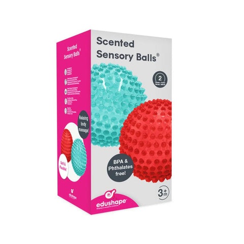 Edushape Scented Sensory Ball (Various colours). Strawberry & Vanilla Scents.-Baby & Toddler Gifts, Baby Toys, Edushape Toys, Sensory Balls, Sensory Smell Equipment, Sensory Smells-Learning SPACE