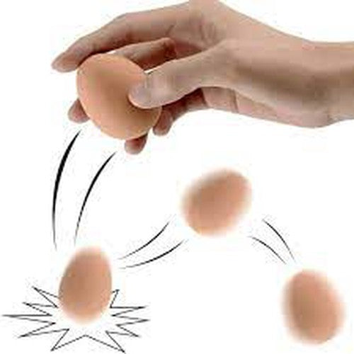 Egg shape Bouncy Ball, Learning SPACE