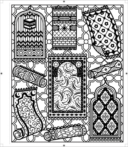 Eid Magic Painting Book, Learning SPACE