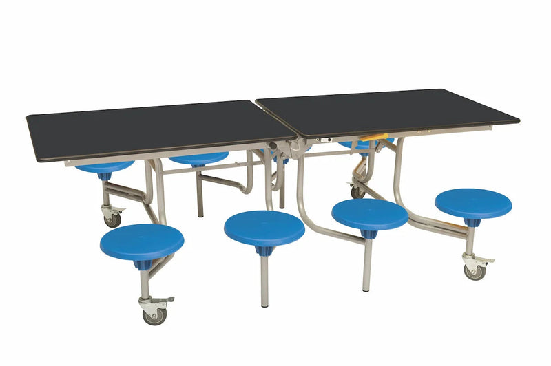 Eight Seat Rectangular Mobile Folding Table - Suitable for age group 7 – 11 years, Learning SPACE