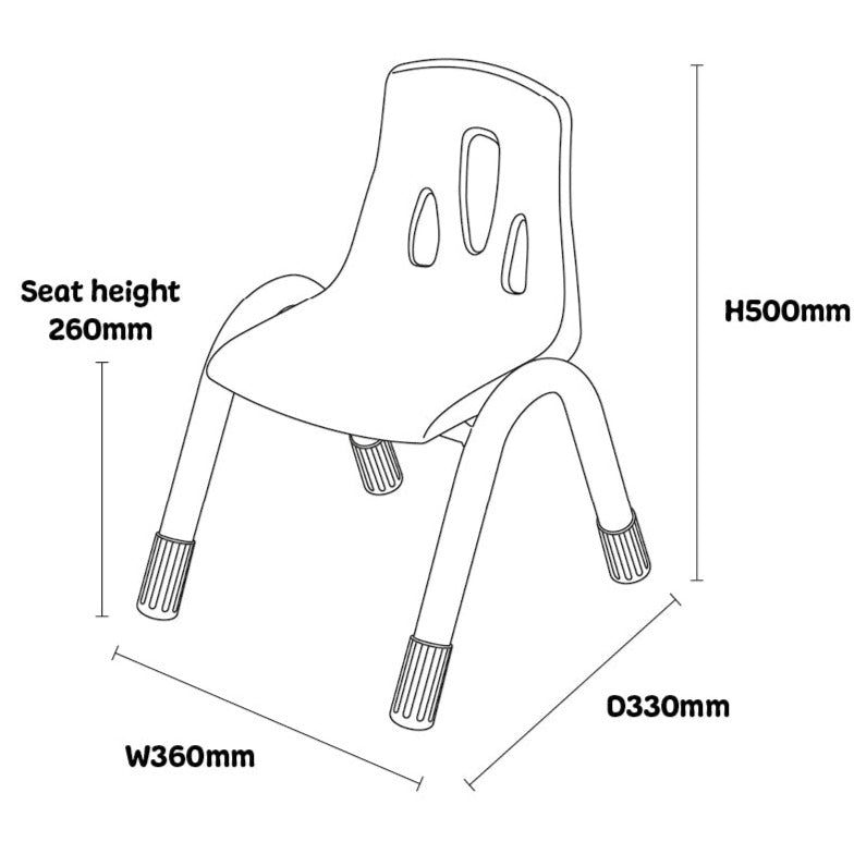 Elegant Chairs - Pack of 2, Learning SPACE