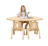 Elegant Height Adjustable Fan Table-Classroom Table, Corner & Semi-Circle, Furniture, Height Adjustable, Plastic, Profile Education, Table, Wellbeing Furniture-KB4-EAX212-30-Learning SPACE