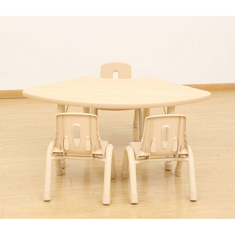 Elegant Height Adjustable Fan Table-Classroom Table, Corner & Semi-Circle, Furniture, Height Adjustable, Plastic, Profile Education, Table, Wellbeing Furniture-KB4-EAX212-30-Learning SPACE