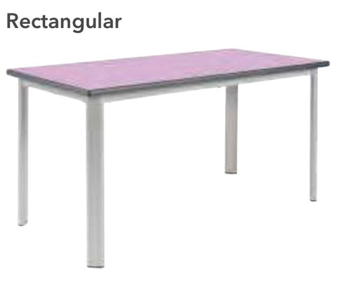 Elite Static Height Table - Rectangle-Classroom Table,Metalliform,Rectangular,Table,Wellbeing Furniture-Lilac-640mm - 8-11 Years-ESHTRECTANGULAR10-Learning SPACE