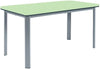 Elite Static Height Table - Rectangle-Classroom Table, Metalliform, Rectangular, Table, Wellbeing Furniture-Soft Lime-640mm - 8-11 Years-Learning SPACE