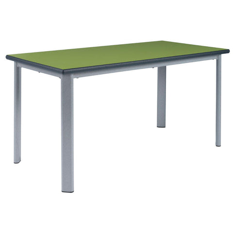 Elite Static Height Table - Rectangle-Classroom Table,Metalliform,Rectangular,Table,Wellbeing Furniture-Tangy Green-640mm - 8-11 Years-ESHTRECTANGULAR28-Learning SPACE