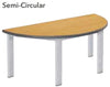 Elite Static Height Table - Semi-Circular-Classroom Table,Corner & Semi-Circle,Metalliform,Table,Wellbeing Furniture-Learning SPACE