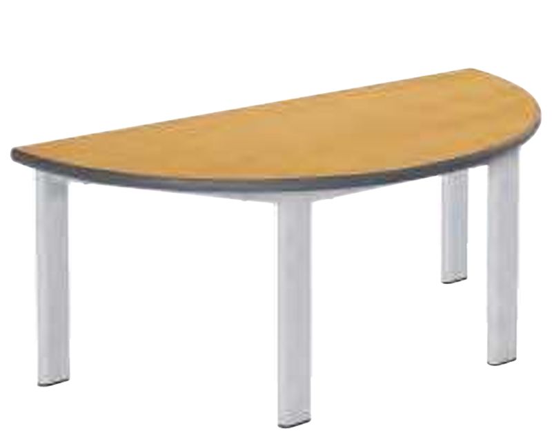 Elite Static Height Table - Semi-Circular-Classroom Table,Corner & Semi-Circle,Metalliform,Table,Wellbeing Furniture-Beech-640mm - 8-11 Years-ELITE-12SC-PS-640-BH-DP1-PSCH-Learning SPACE