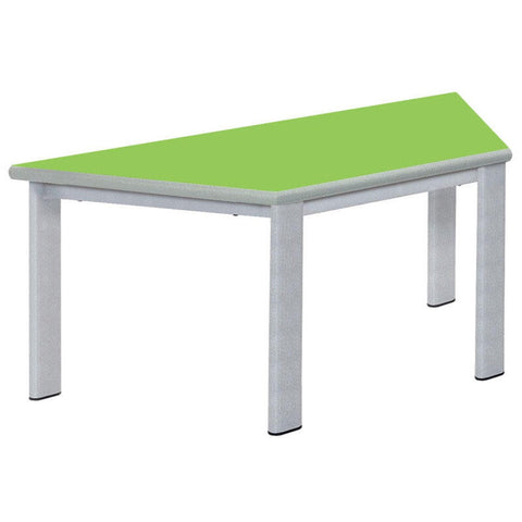 Elite Static Height Table - Trapezoidal-Classroom Table,Metalliform,Table,Trapezoid,Wellbeing Furniture-Tangy Green-640mm - 8-11 Years-ELITE-12LE-PS-640-TG-DP1-PSCH-Learning SPACE