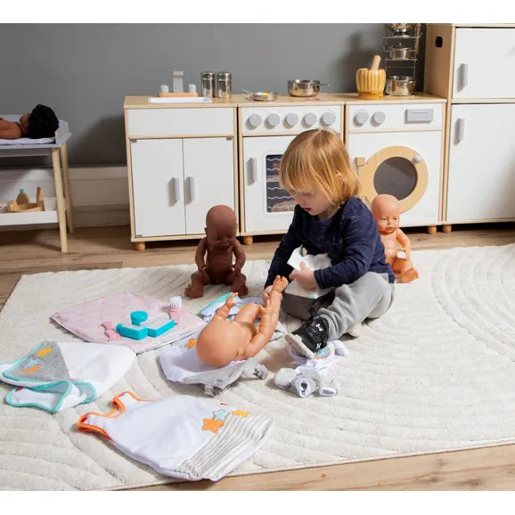 Early Moments Newborn Doll – Realistic 41cm Baby for Role Play, Learning SPACE