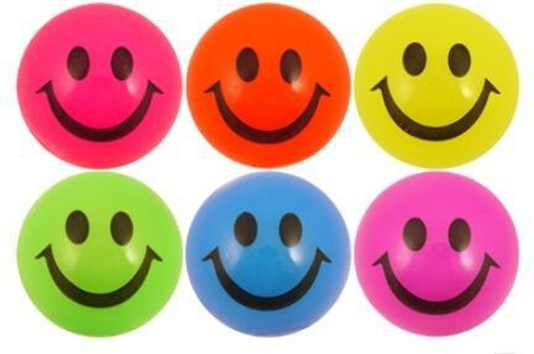 Emoji 5cm Light Up Smiley Ball, Learning SPACE