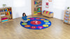 Emotions™ Faces Interactive Circular 2m Carpet-Additional Need,Calmer Classrooms,Calming & Anxiety,Dropship,Emotions & Self Esteem,Helps With,Kit For Kids,Mats & Rugs,Multi-Colour,Placement Carpets,Round,Rugs,Social Emotional Learning,Social Stories & Games & Social Skills,Wellbeing Furniture-Learning SPACE