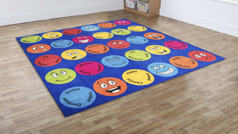 Emotions™ Interactive Square 3x3m Carpet, Learning SPACE