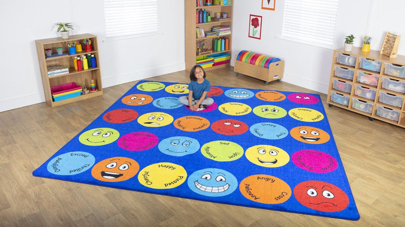 Emotions™ Interactive Square 3x3m Carpet, Learning SPACE