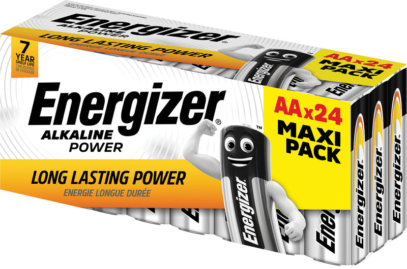 Energizer Alkaline Batteries 24 Pack (AA or AAA), AA Learning SPACE