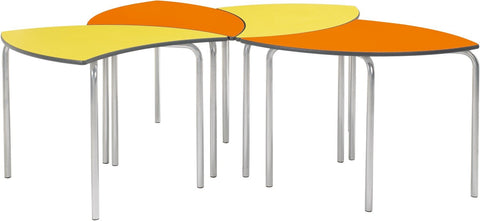 Equation™ Leaf Table - Single-Classroom Table, Desk Table, Flower, Metalliform, Wellbeing Furniture-Learning SPACE