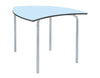 Equation™ Leaf Table - Single-Classroom Table, Desk Table, Flower, Metalliform, Wellbeing Furniture-Soft Blue-460mm (3-4 Years)-Learning SPACE