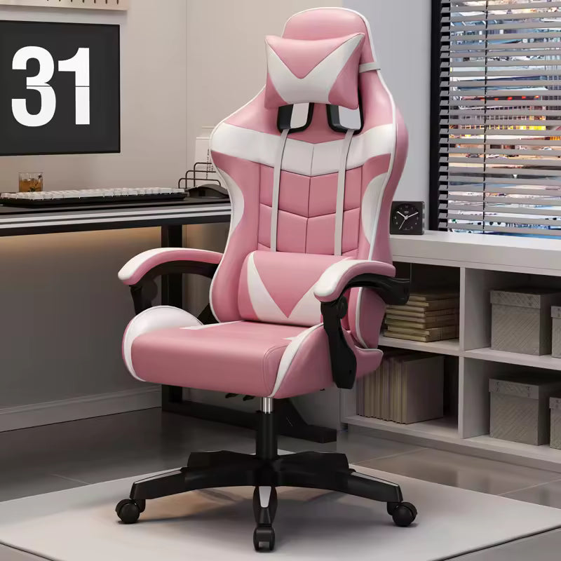 Ergonomic Leather Gaming Chair, Learning SPACE
