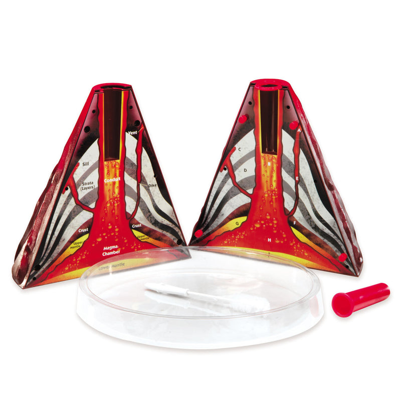 Erupting Cross-Section Volcano Model, Learning SPACE